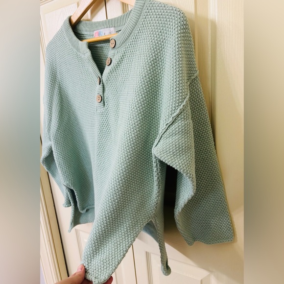 Free People Beach Sweater Hailee Waffle Women’s Sweater(XS) - Picture 6 of 9